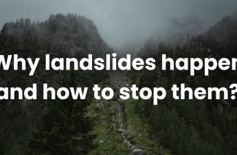 why landslides happen in india