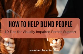 how can we help blind people