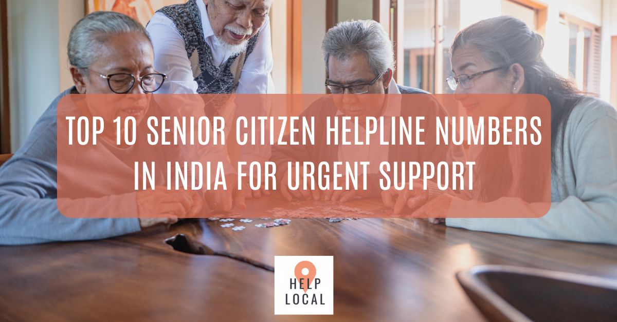 senior citizen help line no
