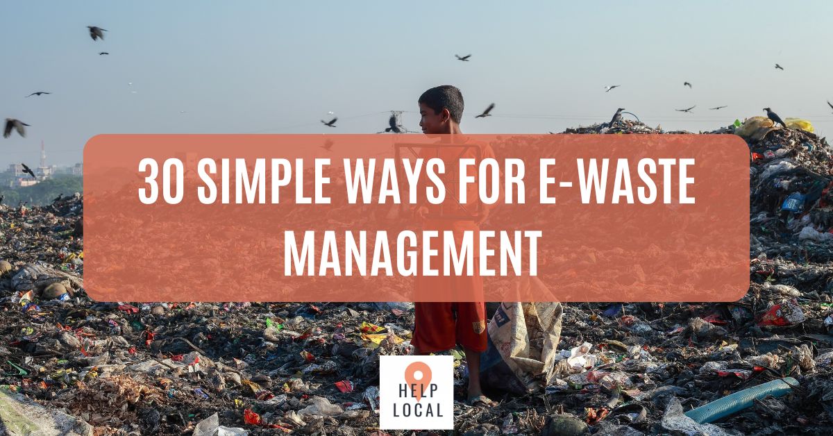 How to manage e-waste