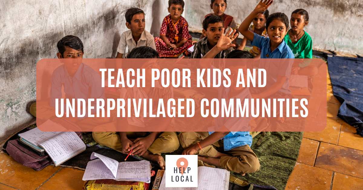 educating the poor students